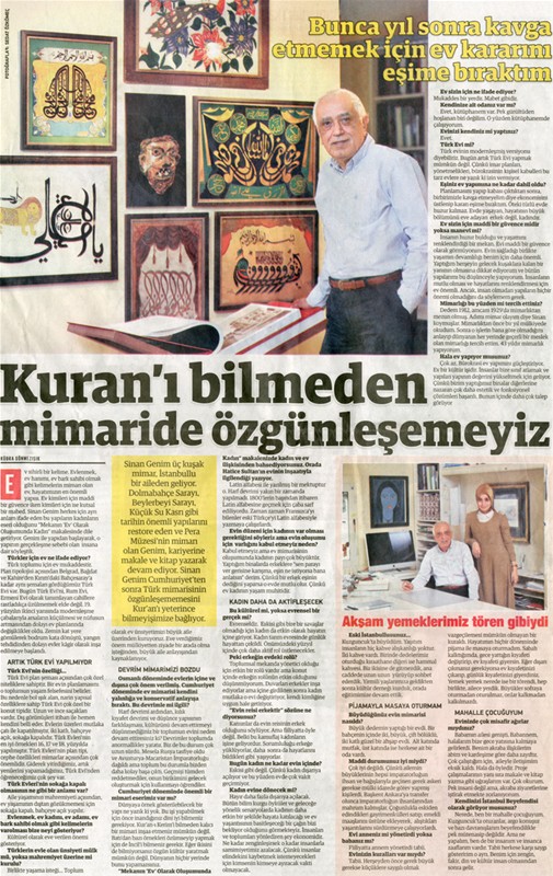 Yeni Şafak Gazetesi, 3 Şubat 2013