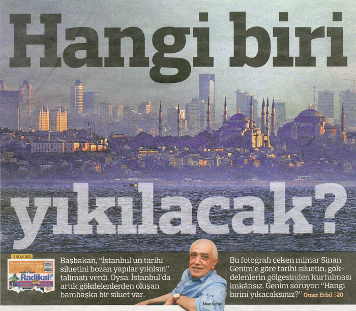 Radikal Gazetesi, 15 Ocak 2012