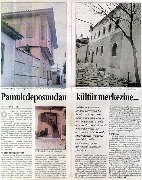 Cumhuriyet Dergi, 524, 7 Nisan 1996