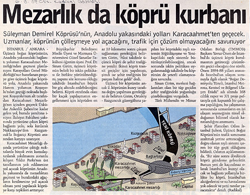 Radikal Gazetesi, 6 Eylül 1997