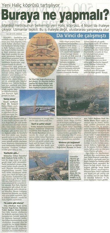 Radikal Gazetesi, 25 Mart 2005