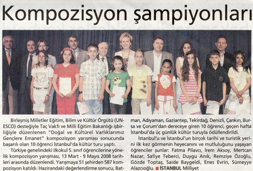 Milliyet Gazetesi, 1 Temmuz 2008