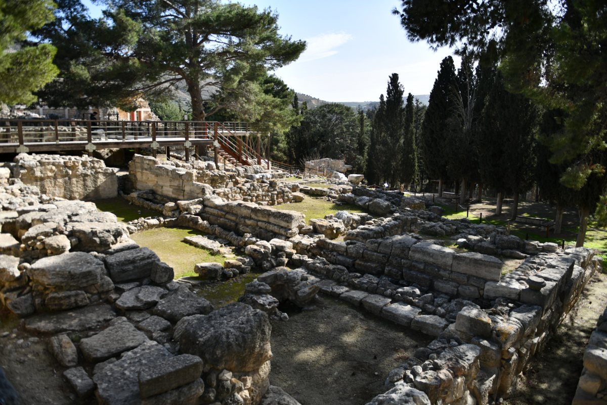 Knossos Sarayı zemin kat planı