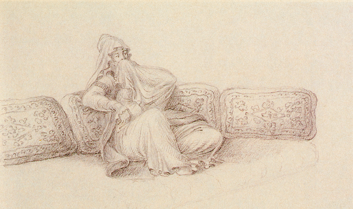 Melling Tarafından Çizilen Hatice Sultan’ın Resmi
