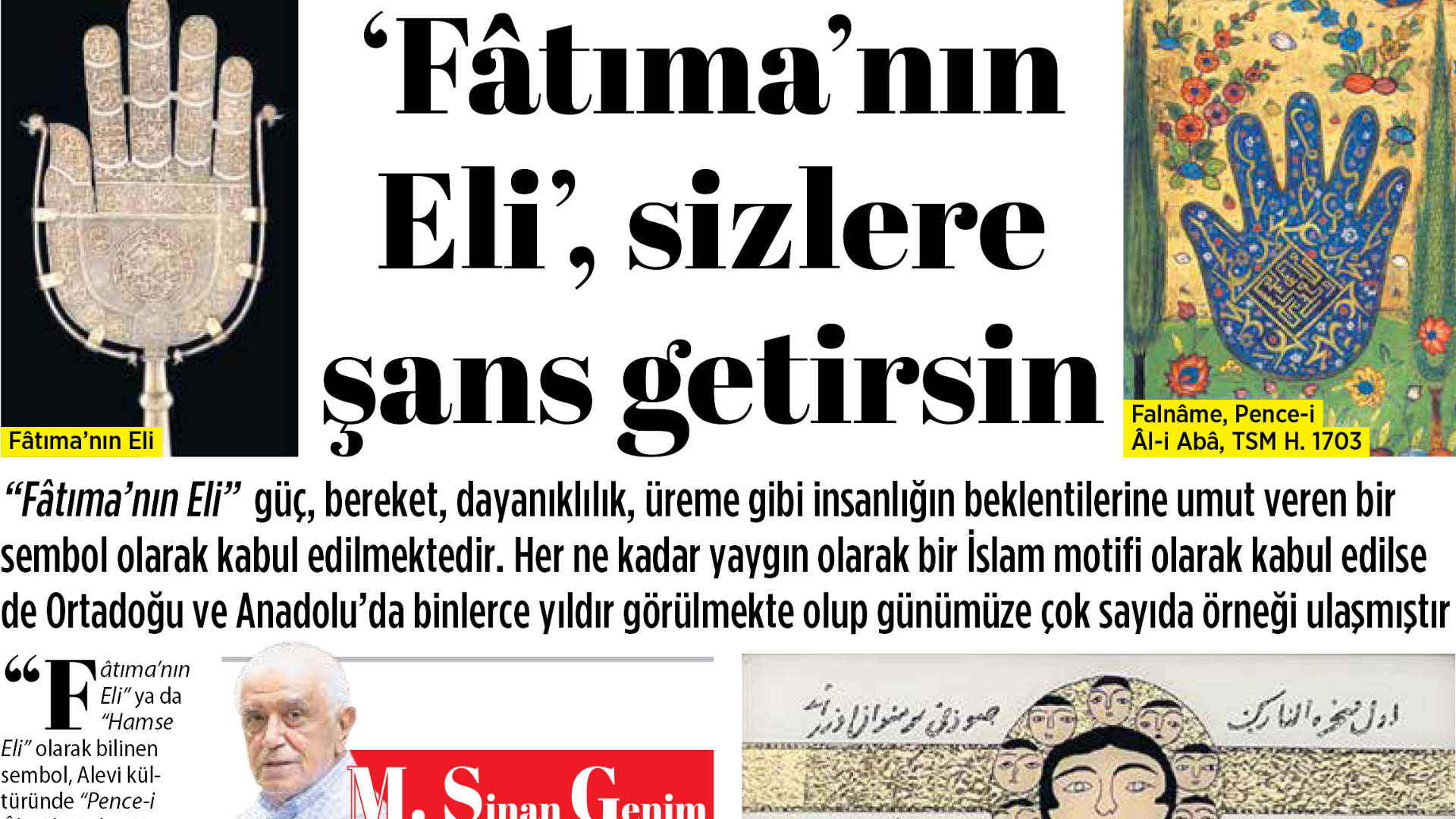 Fâtıma’nın Eli Size Şans Getirsin...