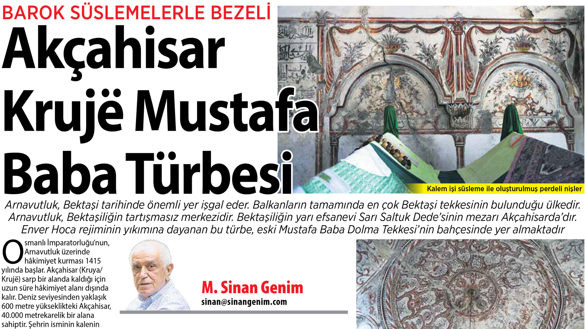 Akçahisar Krujë Mustafa Baba Türbesi...