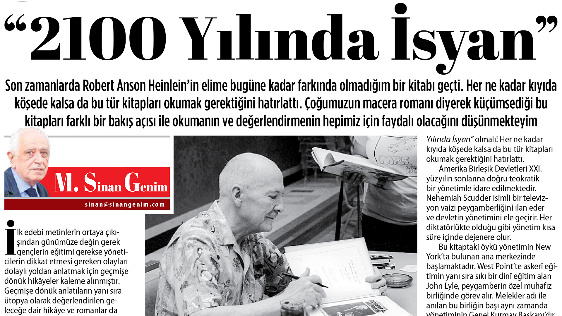 2100 Yılında İsyan…